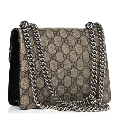 Gucci GG Supreme Monogram Mini Dionysus Shoulder Bag Black 3 of 10