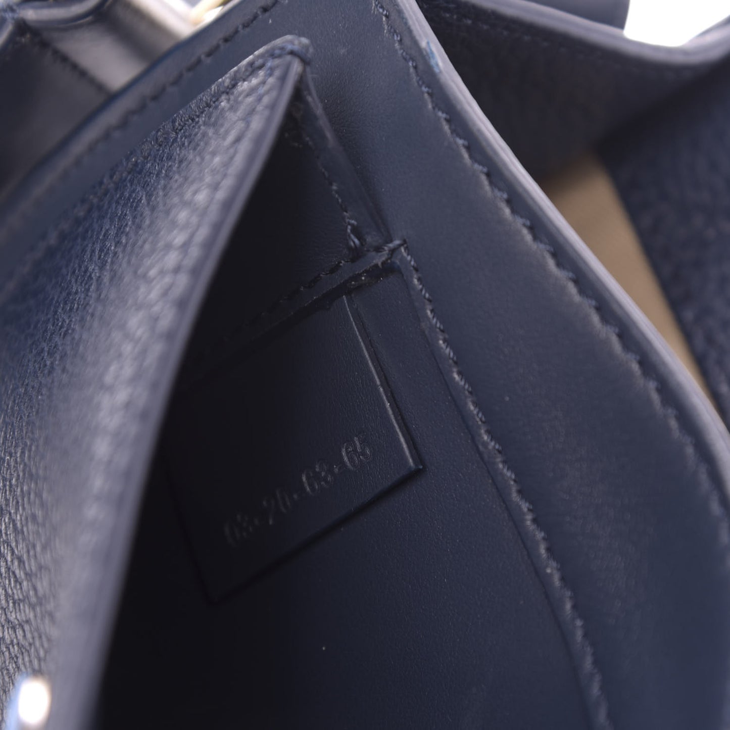 Calfskin Small Tess Bag Deep Ocean Blue