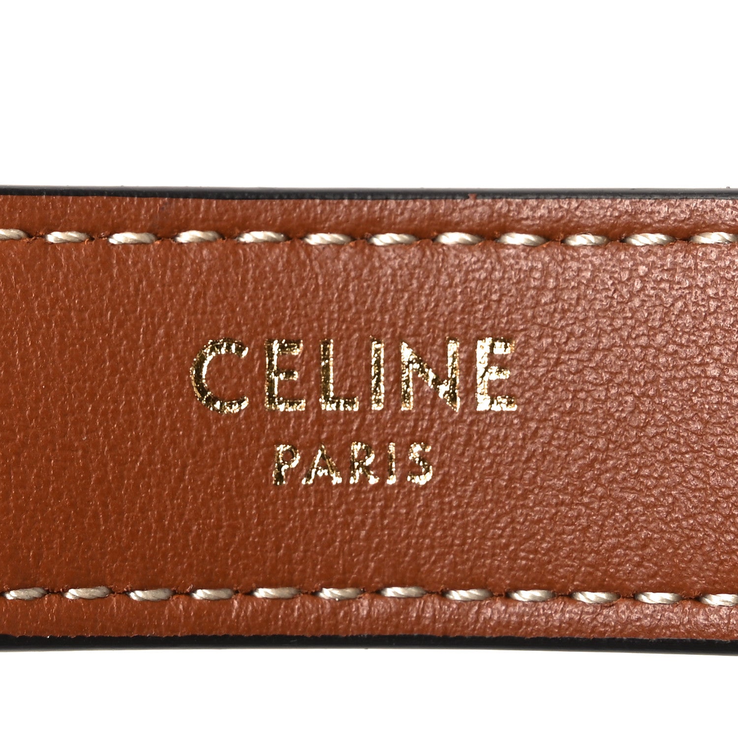 Celine Smooth Calfskin Medium Strap Ava Triomphe Shoulder Bag Tan 6 of 9