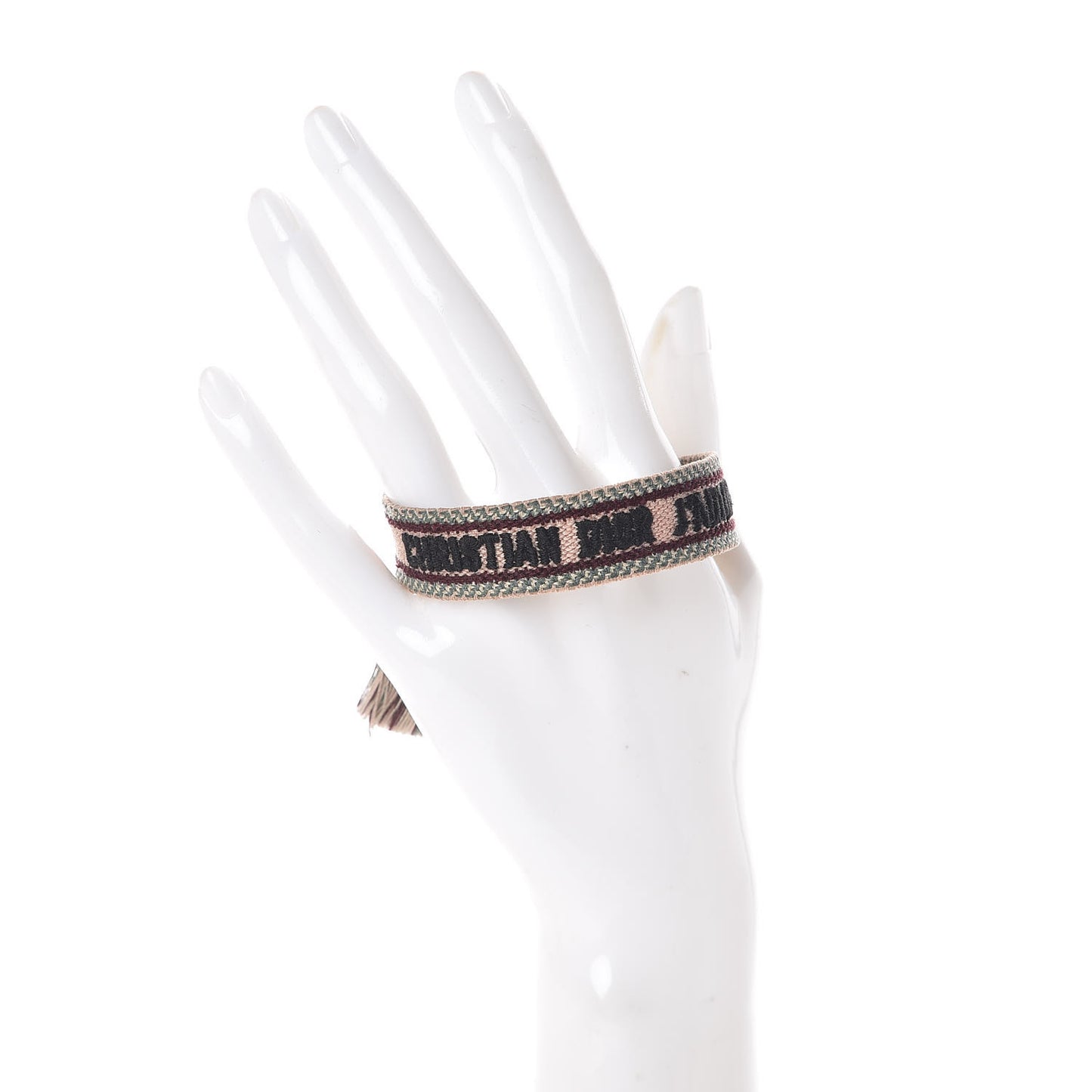 Woven Cotton J'Adior Friendship Bracelet Pink Multicolor