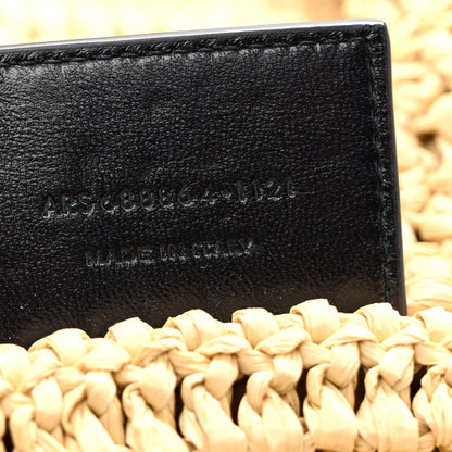 Saint Laurent Raffia Rive Gauche Tote Natural 7 of 15