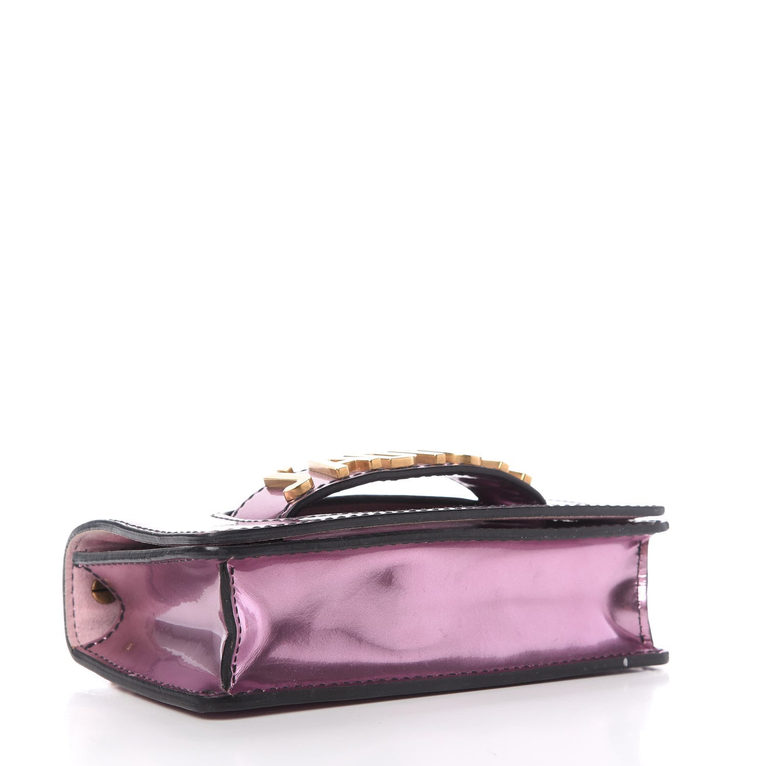 Christian Dior Metallic Calfskin J'Adior Mini Chain Flap Bag Pink 4 of 9