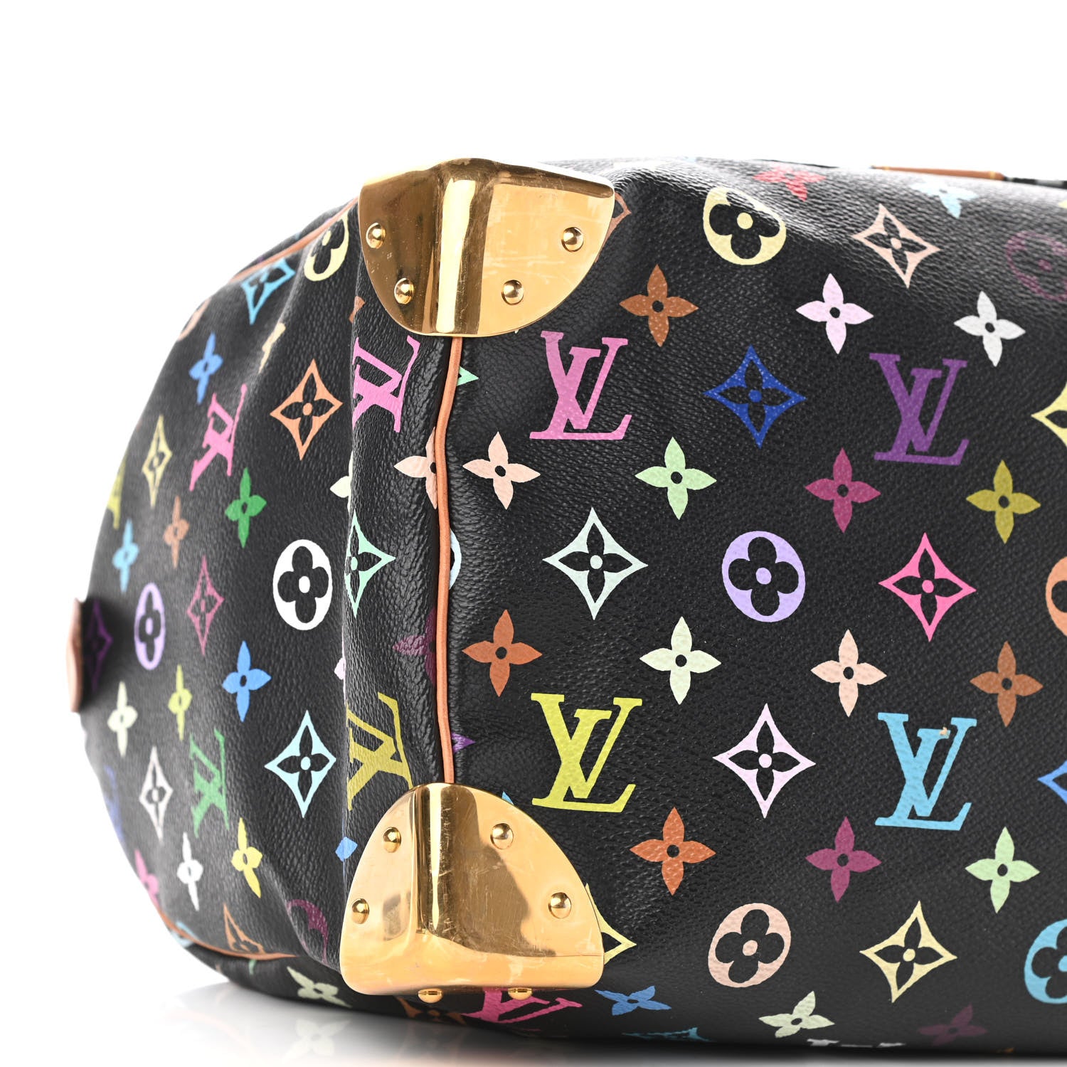 Louis Vuitton Monogram Multicolor Speedy 30 Black 8 of 9