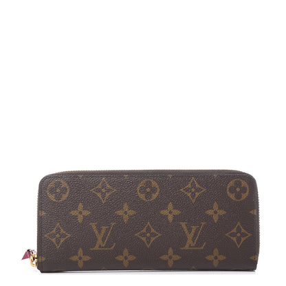 Louis Vuitton Monogram Clemence Wallet Fuchsia 1 of 5