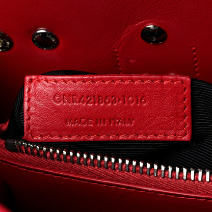 Saint Laurent Grained Calfskin Topstich Baby Sac De Jour Red 6 of 11