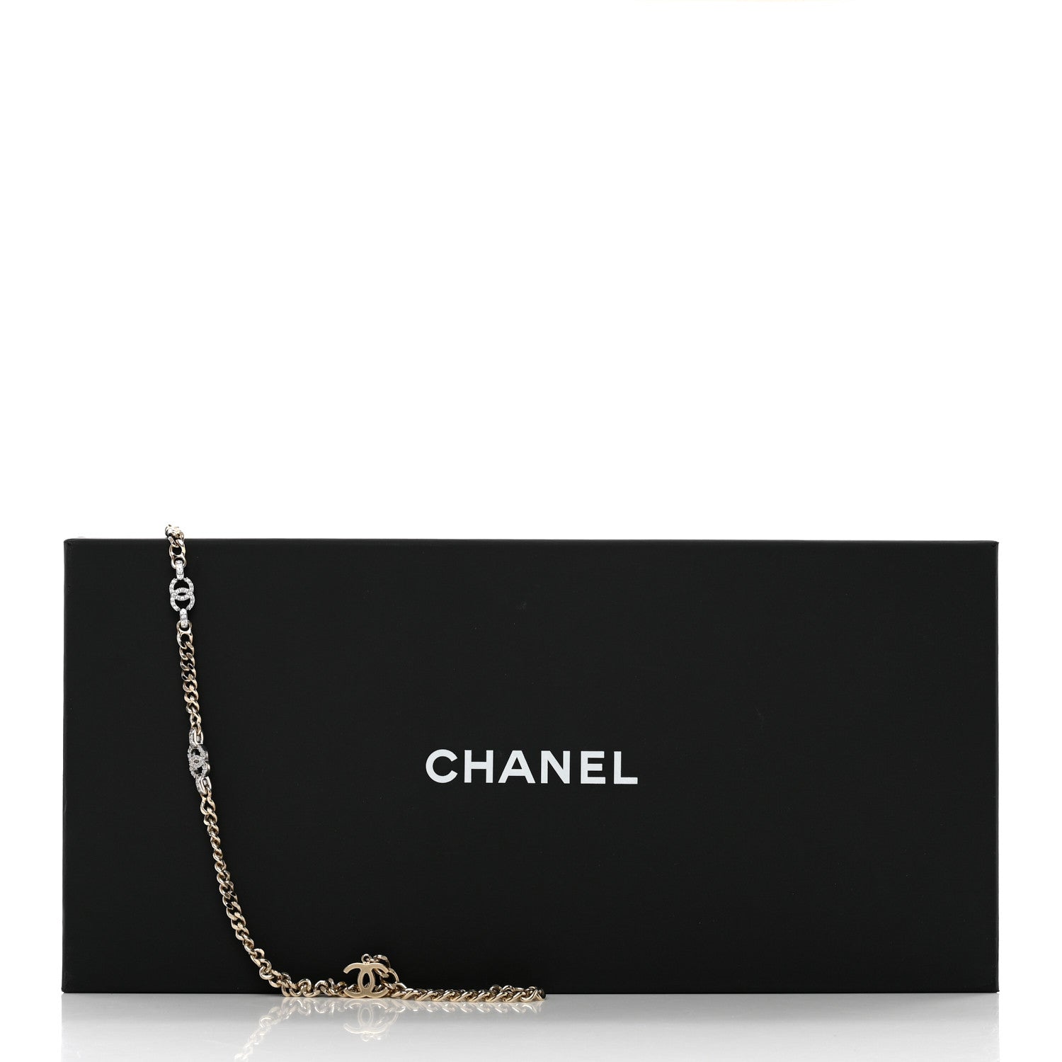 Chanel Crystal CC Chain Links Belt Gold Silver 6 of 6