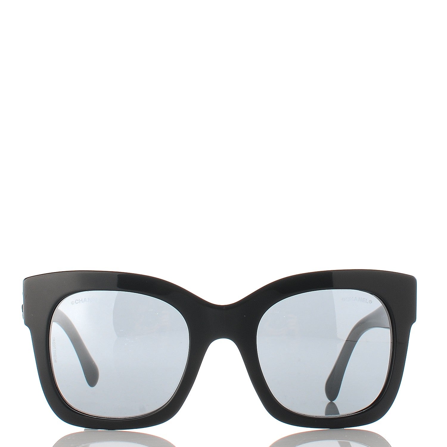 Chanel Mirror CC Sunglasses 5357 Black 2 of 9