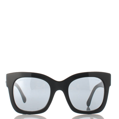 Chanel Mirror CC Sunglasses 5357 Black 2 of 9