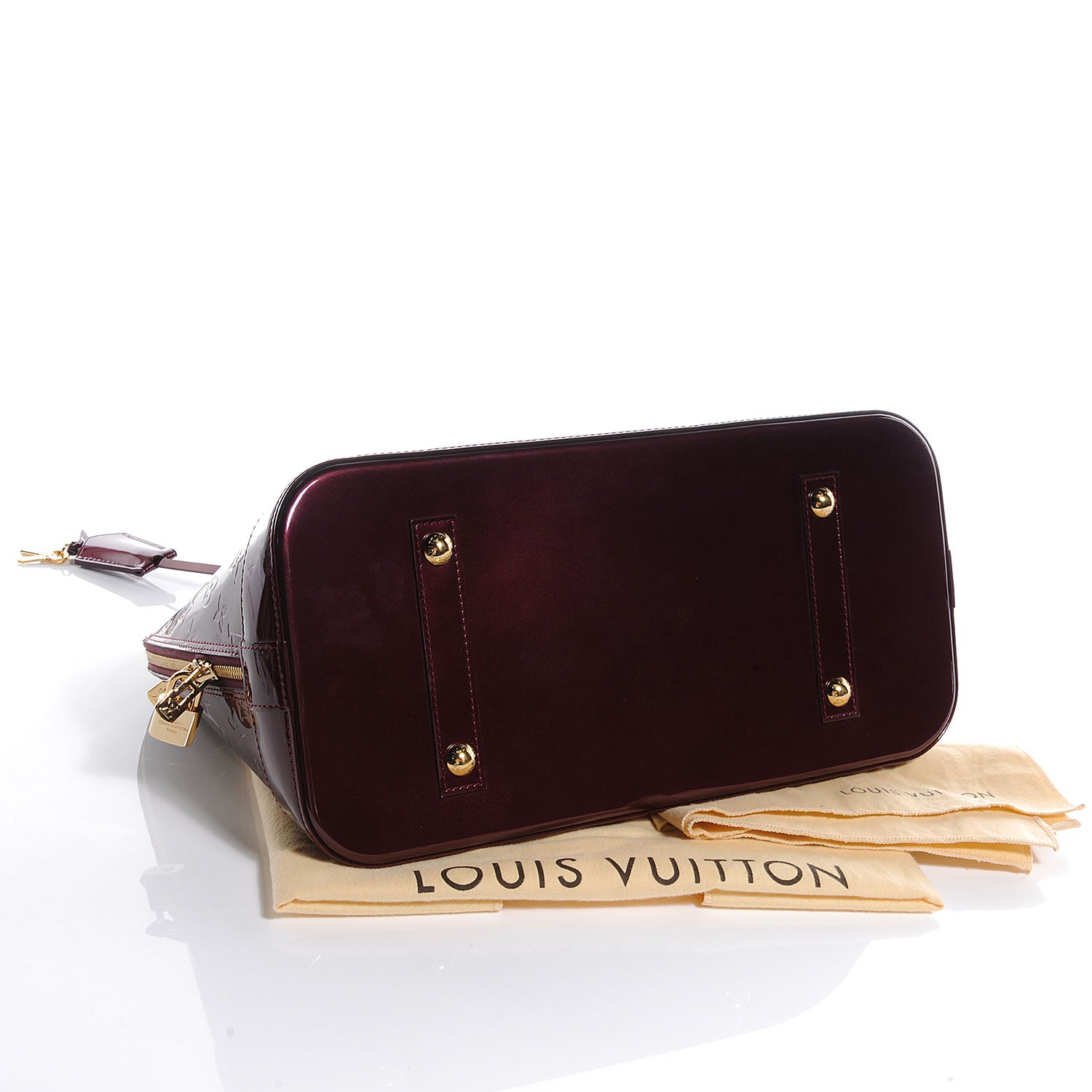 Louis Vuitton Vernis Alma GM Rouge Fauviste 4 of 7