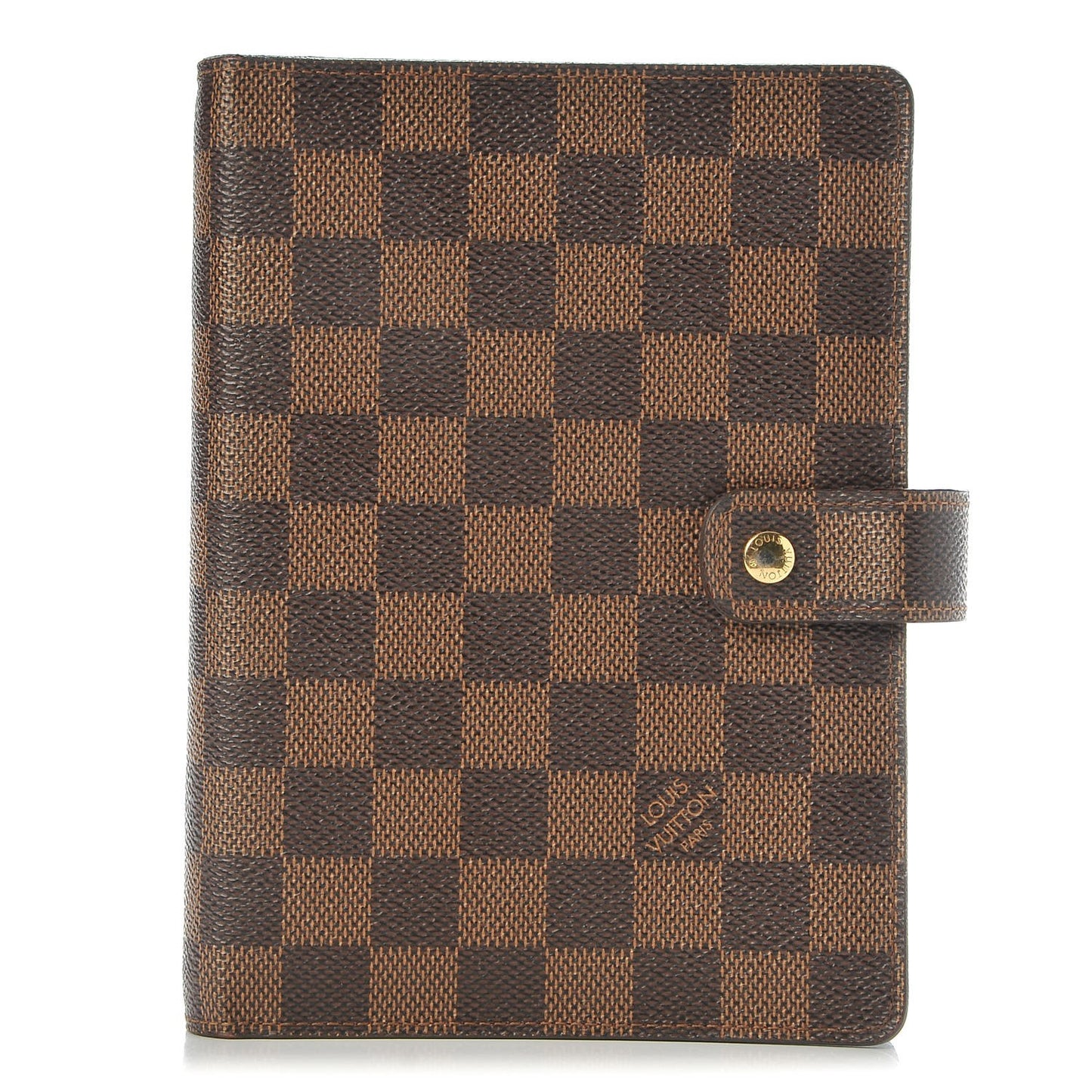 Damier Ebene Medium Ring Agenda Cover