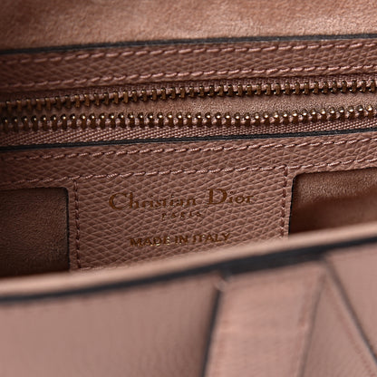 Christian Dior Grained Calfskin Saddle Bag Pink 6 of 14