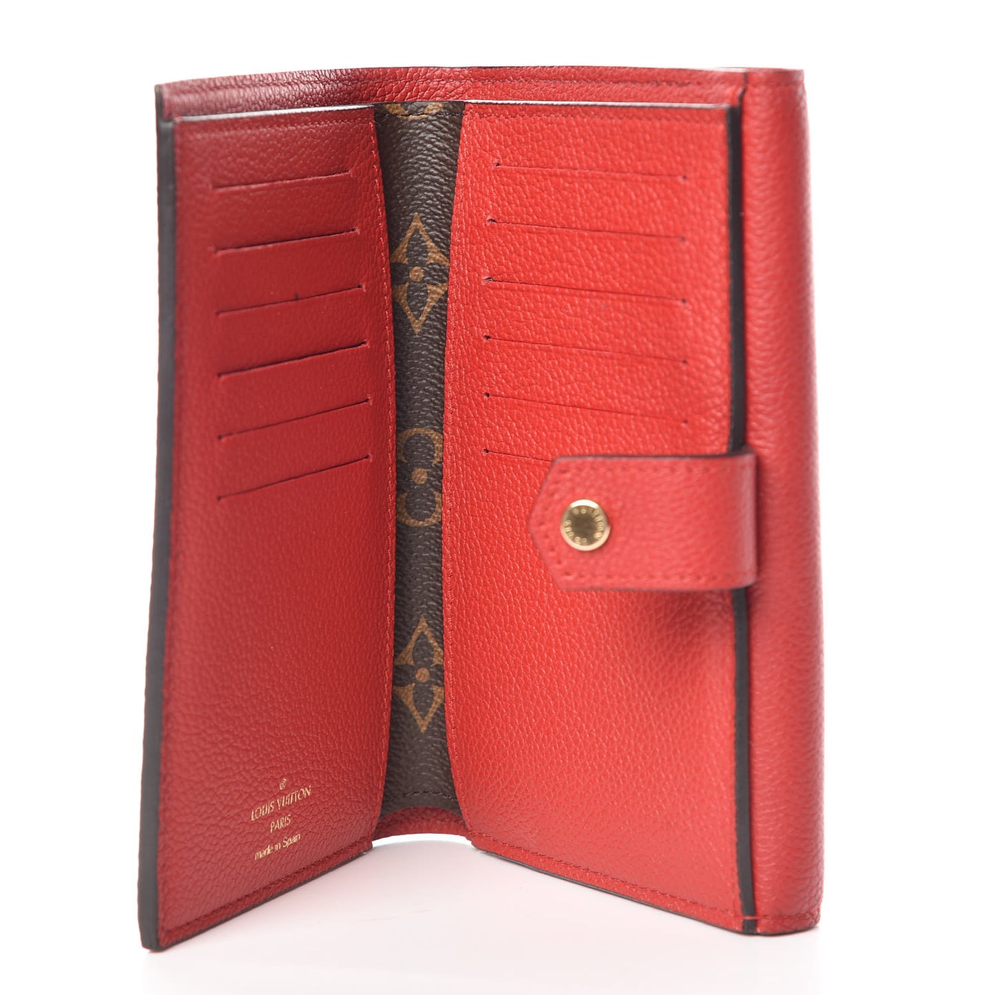 Monogram Pallas Compact Wallet Cherry