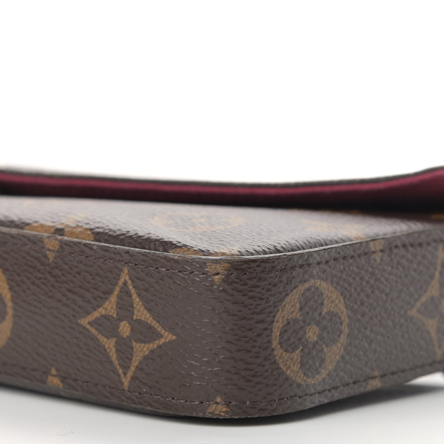 Louis Vuitton Monogram Pochette Felicie Chain Wallet Fuchsia 11 of 18