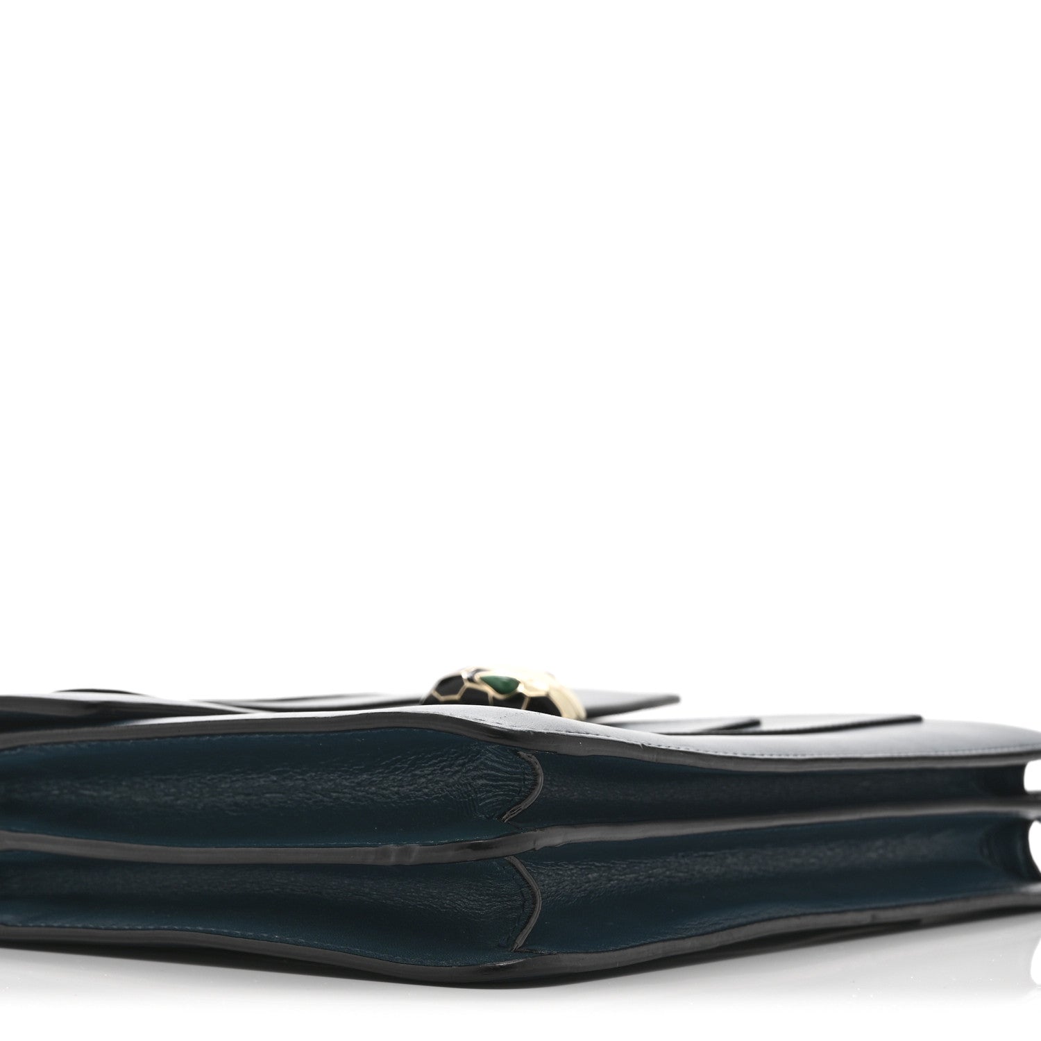 Bulgari Calfskin Serpenti Forever Shoulder Bag Emerald Green 10 of 11