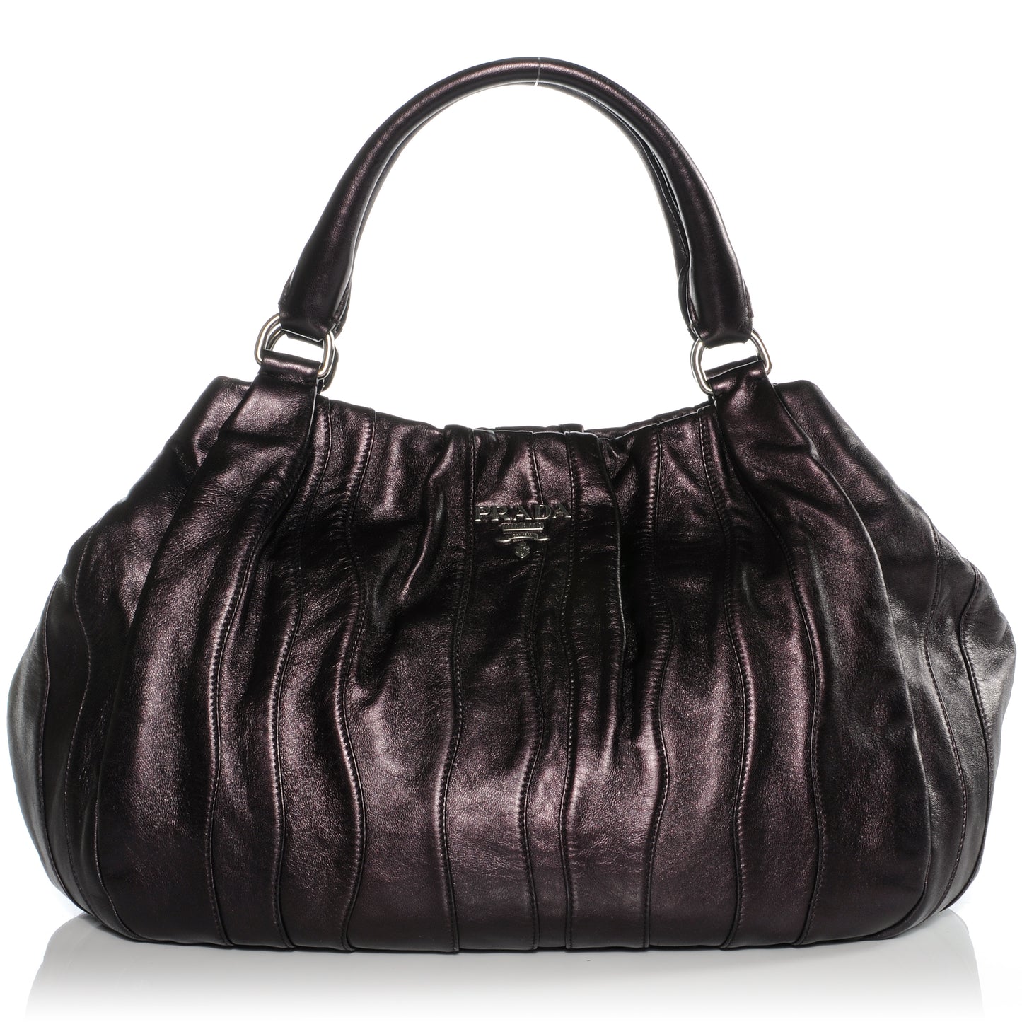Nappa Mordore Stripes Shoulder Bag Ribes