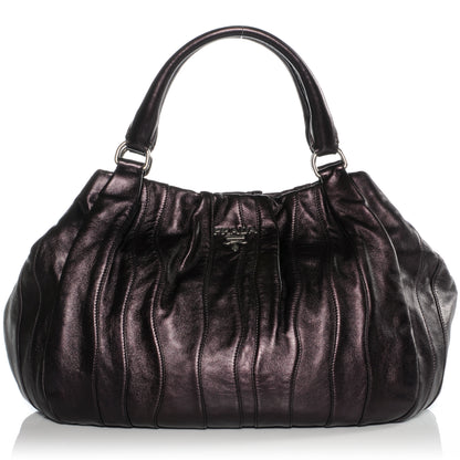 Prada Nappa Mordore Stripes Shoulder Bag Ribes 1 of 10