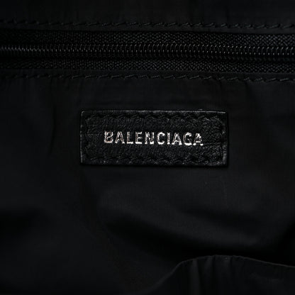 Balenciaga Sport Nylon Logo Embroidered S Wheel Backpack Black 6 of 8