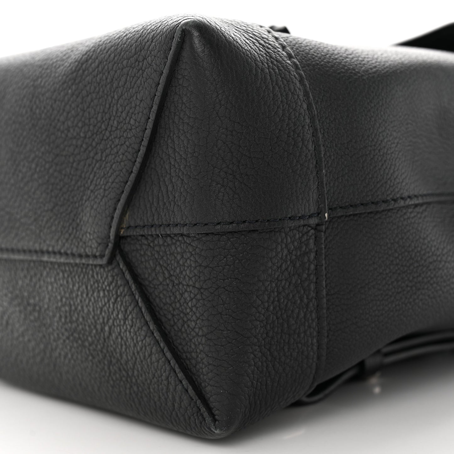 Calfskin Lockme Backpack Black