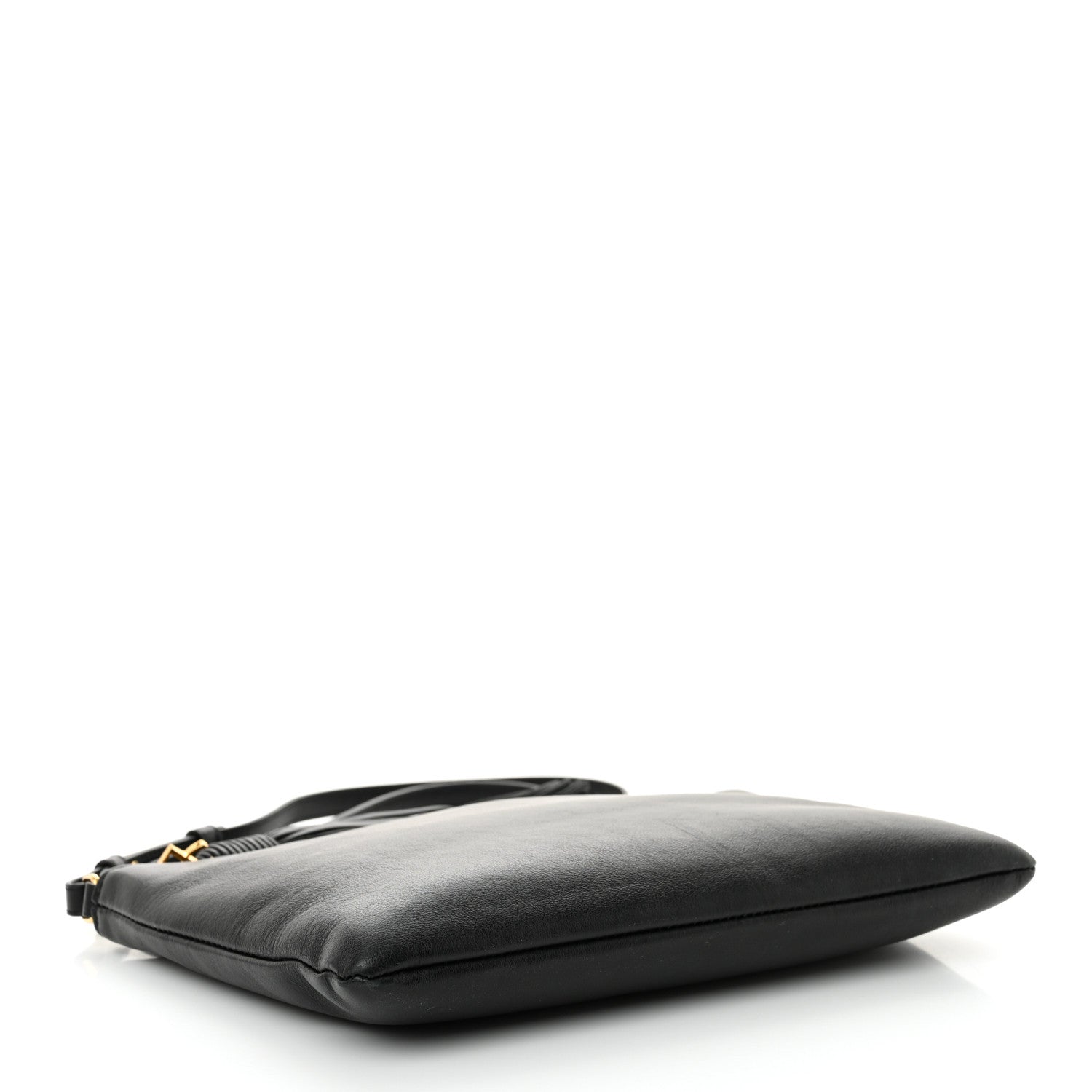 Saint Laurent Calfskin Teen Monogram Crossbody Bag Black 4 of 10