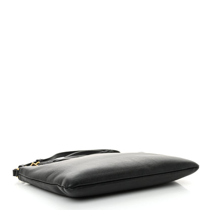 Saint Laurent Calfskin Teen Monogram Crossbody Bag Black 4 of 10