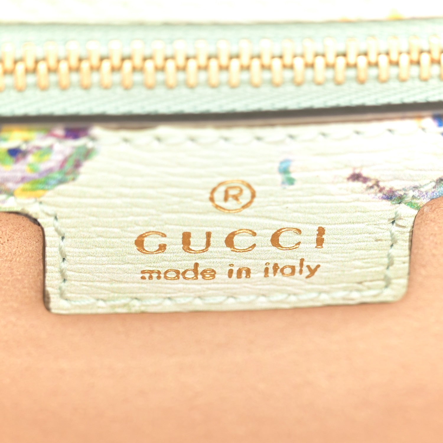 Gucci Soave Amore Calfskin Floral Small Jackie 1961 Hobo Mint Multicolor 6 of 12