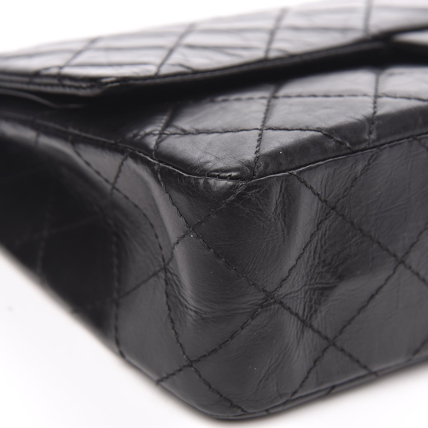 Chanel Aged Calfskin Quilted 2.55 Reissue 227 Flap Black 9 of 14