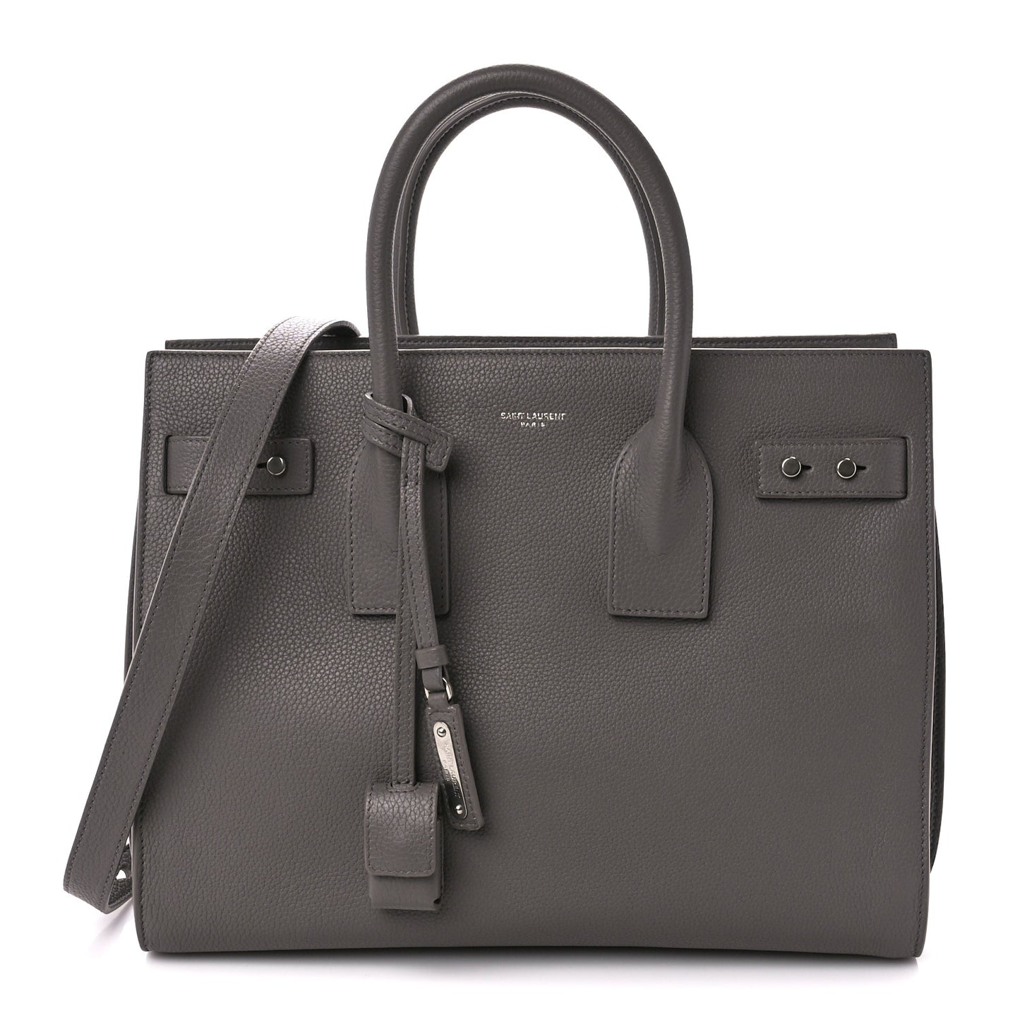 Grained Calfskin Small Supple Sac De Jour Earth