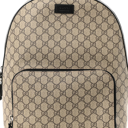 Gucci GG Supreme Monogram Medium Backpack Black 8 of 10