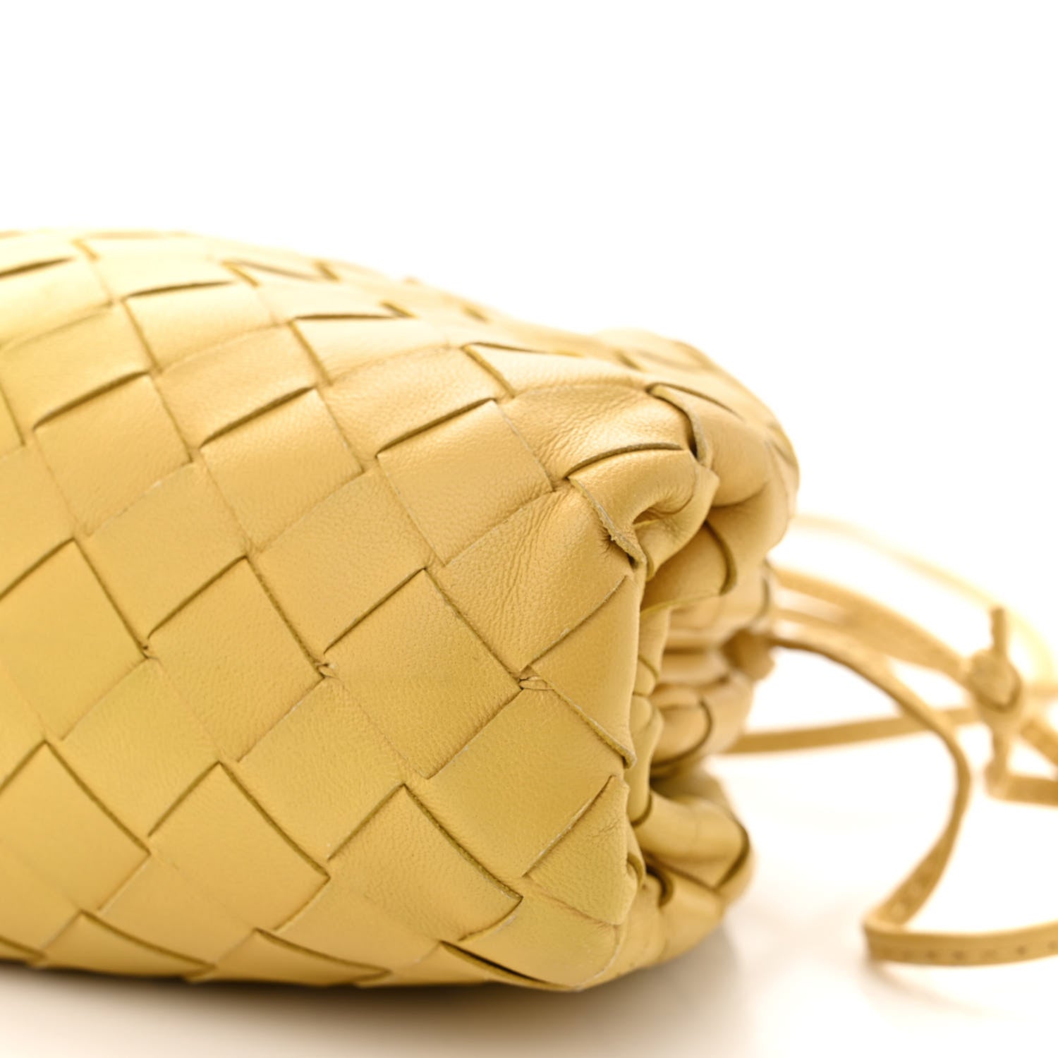 Bottega Veneta Nappa Intrecciato The Mini Pouch Buttercup 10 of 11