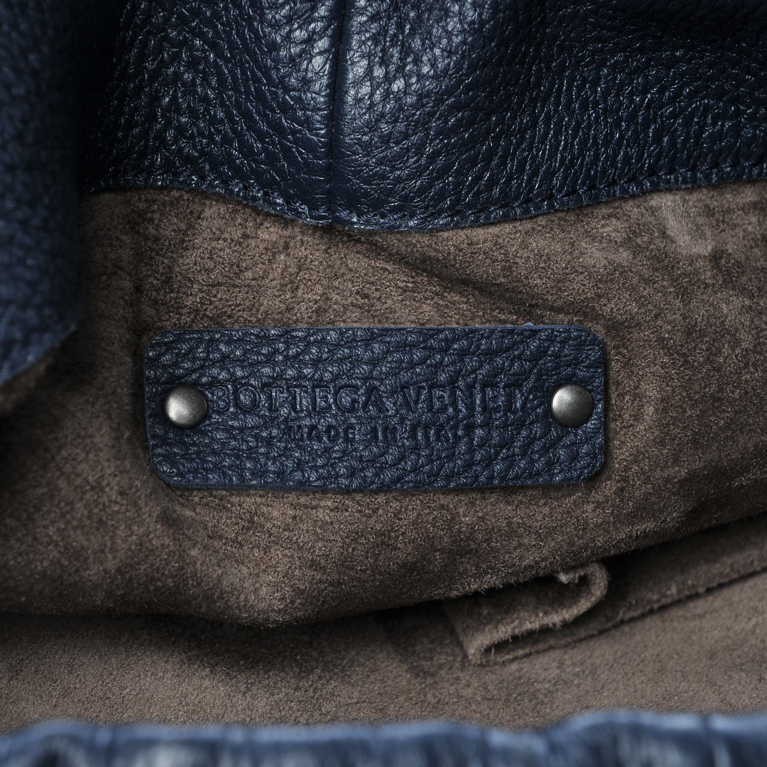 Bottega Veneta Washed Cervo Deerskin Bering Hobo Denim 6 of 9