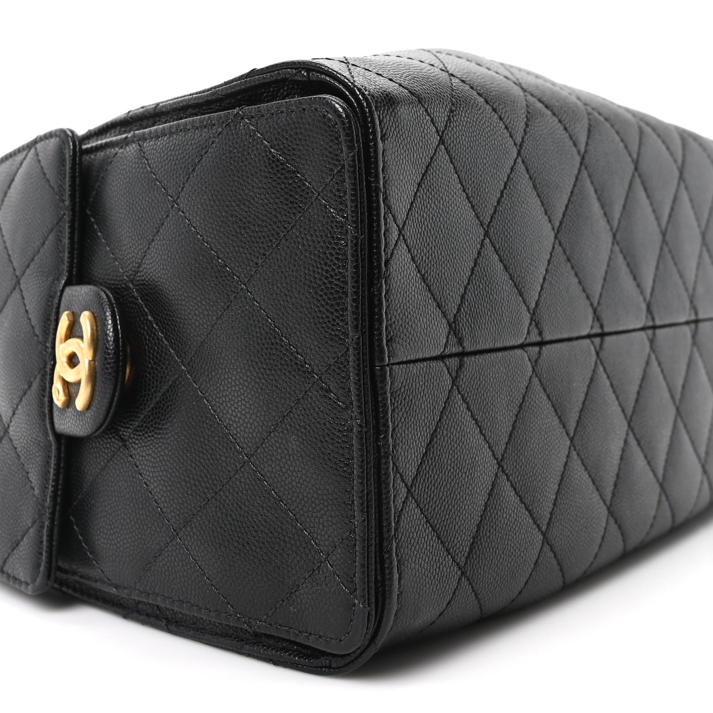 Caviar Quilted Small Chanel 25 Handbag Black