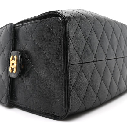 Chanel Caviar Quilted Small Chanel 25 Handbag Black 9 of 10