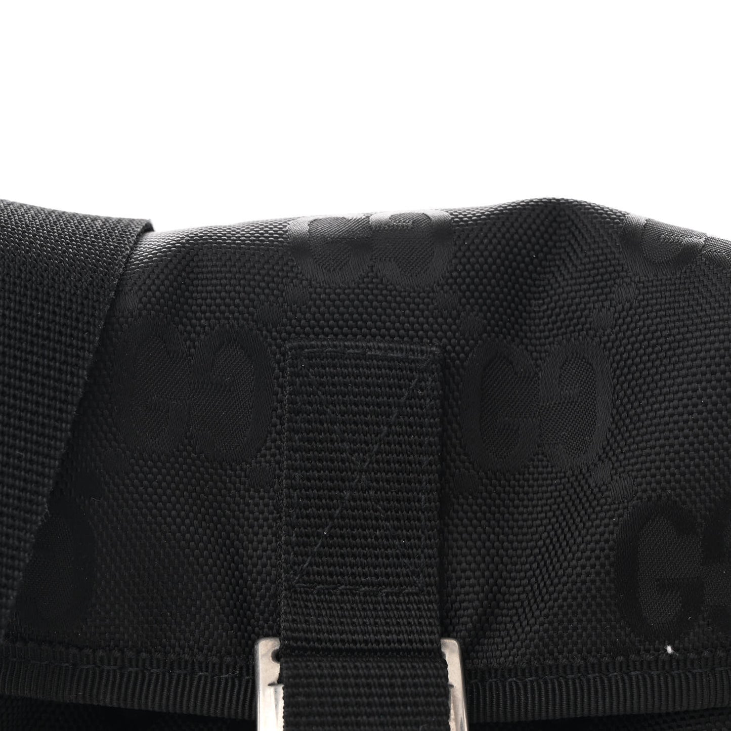 Econyl Nylon Monogram Off The Grid Messenger Bag Black