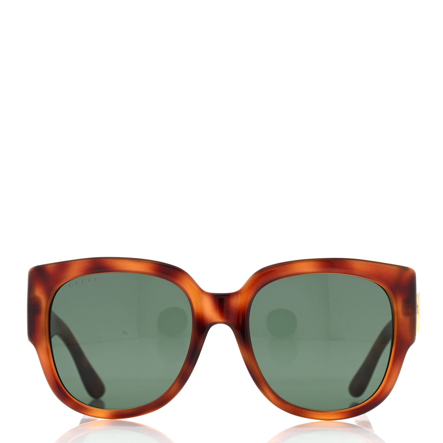 Acetate Square Frame Sunglasses GG0142SA Tortoise