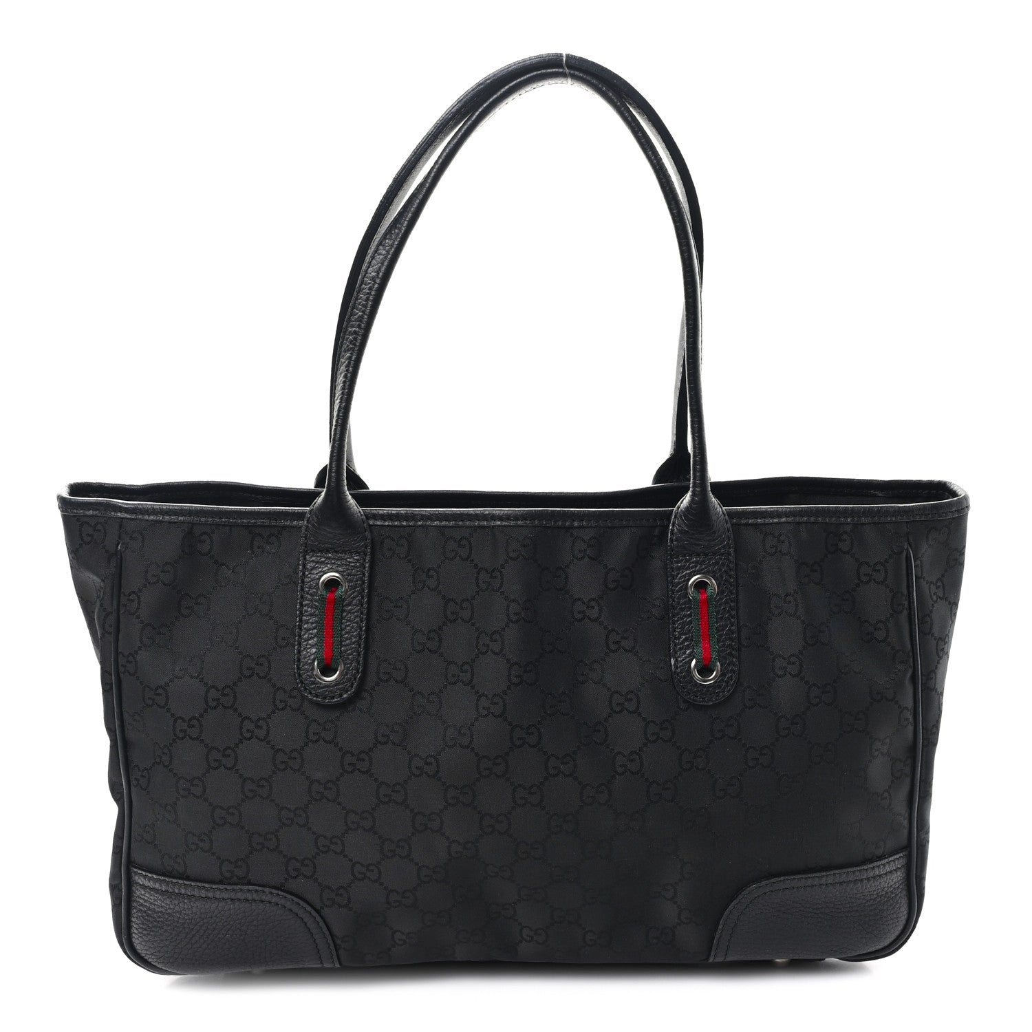 Gucci Monogram Medium Princy Tote Black 1 of 10