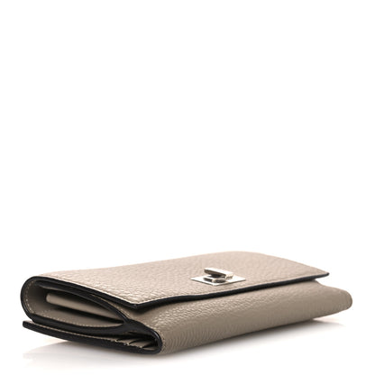 Fendi Cuoio Romano Vitello Grace Selleria Peekaboo Continental Wallet Corda 4 of 9