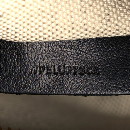 Burberry Smooth Calfskin Stripe Medium Two Handle Title Bag Camel Black Red 8 of 12