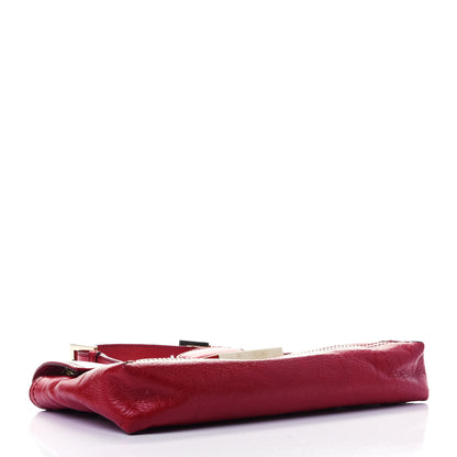 Fendi Vitello Acqua Maxi Baguette Bag Cherry 3 of 5