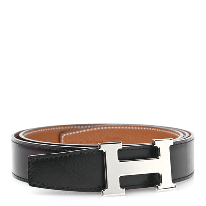 Hermes Box Togo 32mm H Belt 100 40 Black Gold 3 of 8