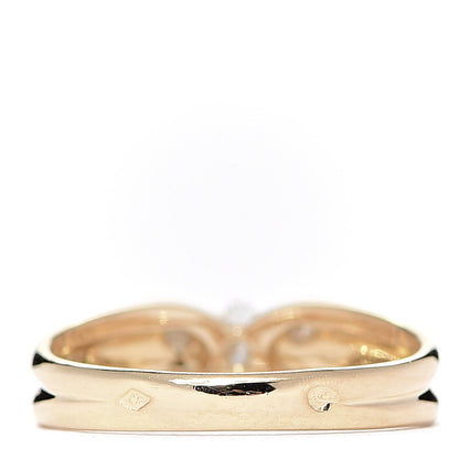 Van Cleef & Arpels 18K Yellow Gold Diamond Butterfly Ring 49 4.75 4 of 6