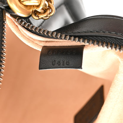 Gucci Calfskin Matelasse GG Marmont Multi-Use Mini Bag Black Perfect Pink Mystic White 10 of 13