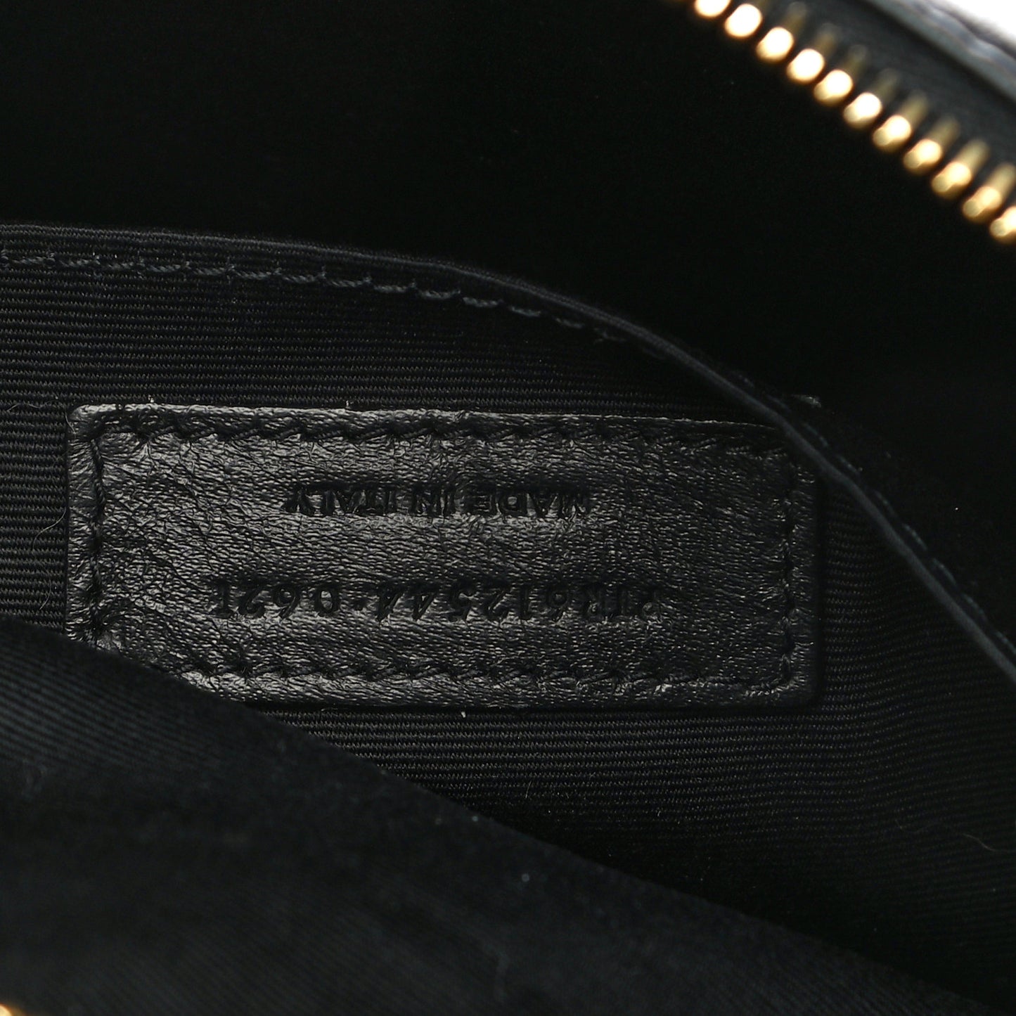 Suede Calfskin Monogram Lou Camera Bag Black