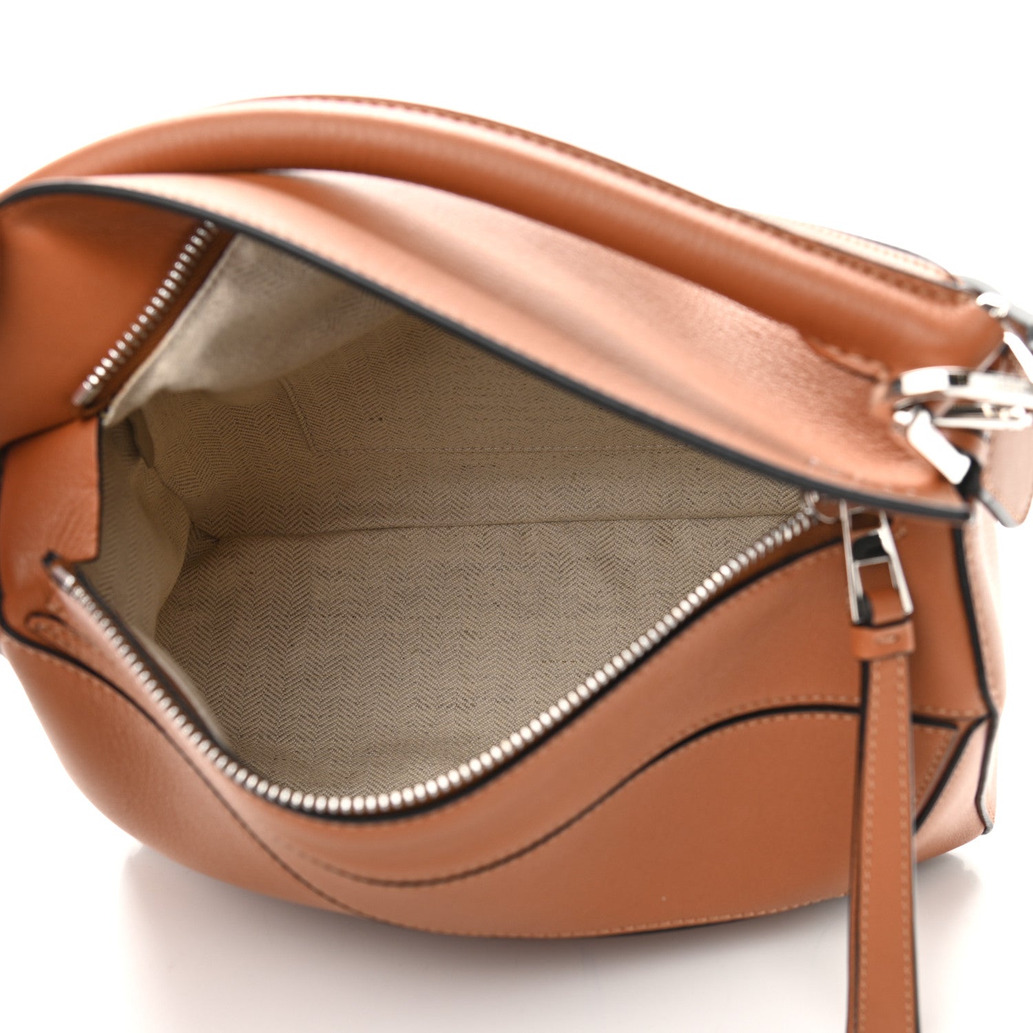 Loewe Calfskin Small Puzzle Bag Tan 5 of 9