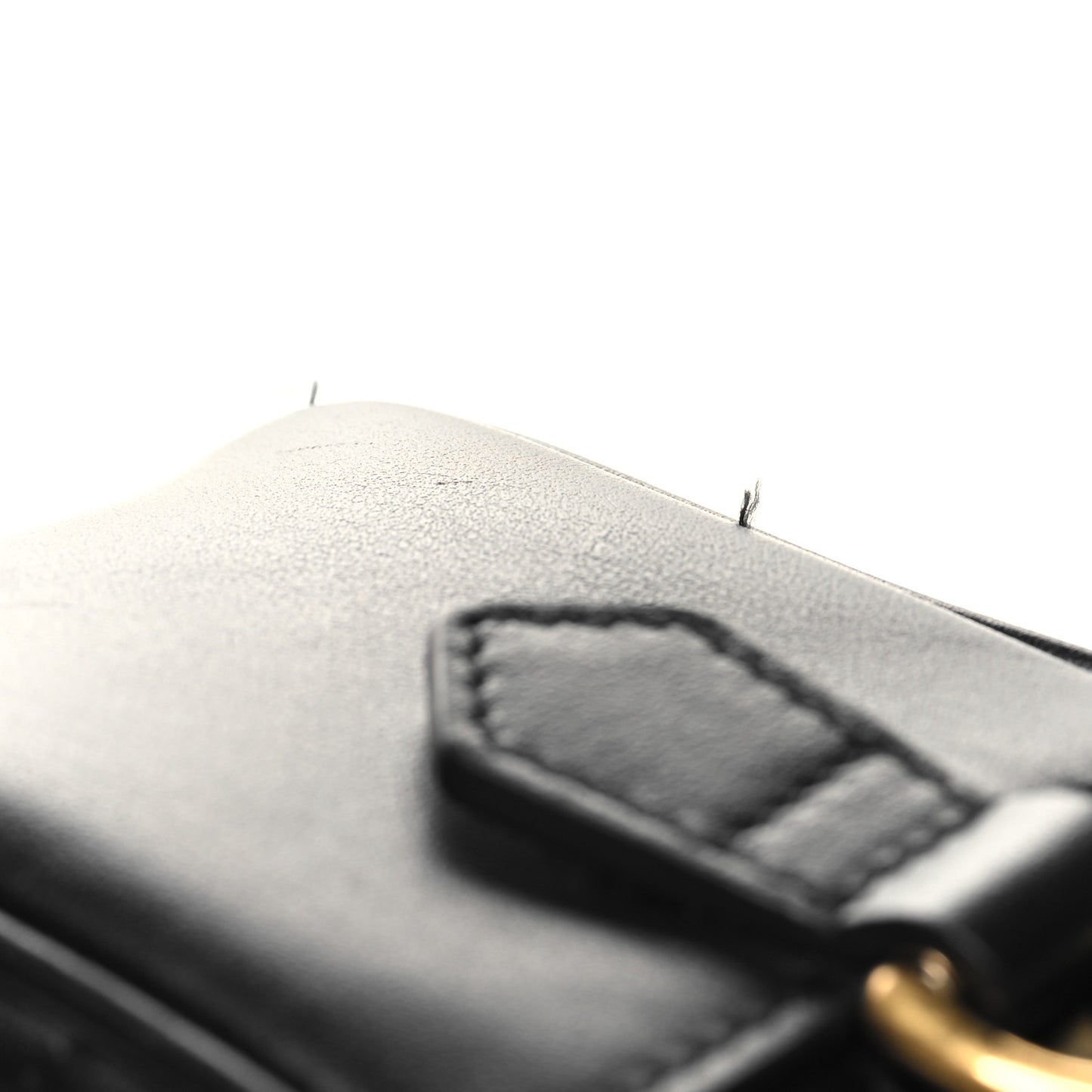 Calfskin Matelasse Small GG Marmont Chain Shoulder Bag Black