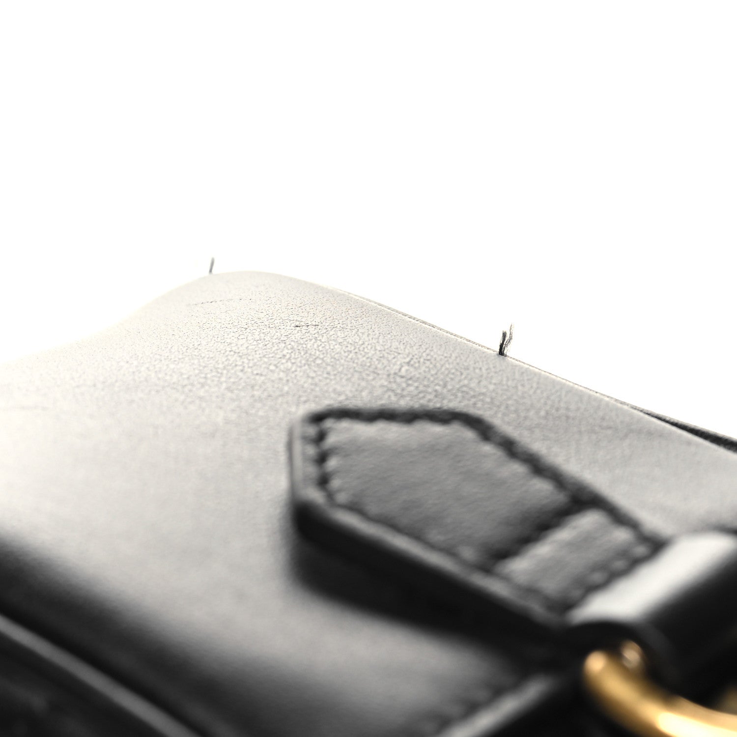 Gucci Calfskin Matelasse Small GG Marmont Chain Shoulder Bag Black 10 of 12
