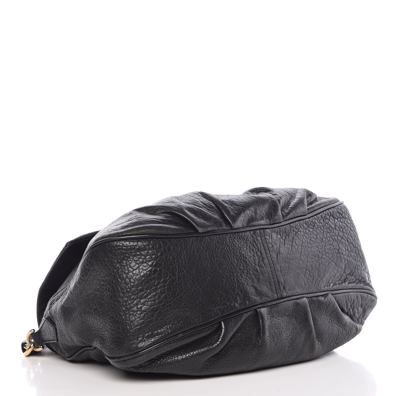 Fendi Crinkled Lambskin Mia Shoulder Flap Black 4 of 16