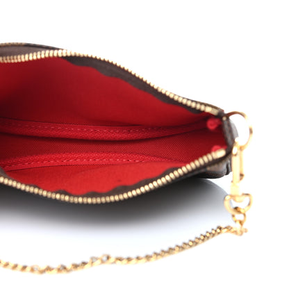 Louis Vuitton Damier Ebene Mini Pochette Accessories 5 of 7