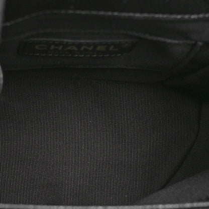 Chanel Shiny Caviar Quilted Small Duma Pockets Drawstring Backpack Black 5 of 11