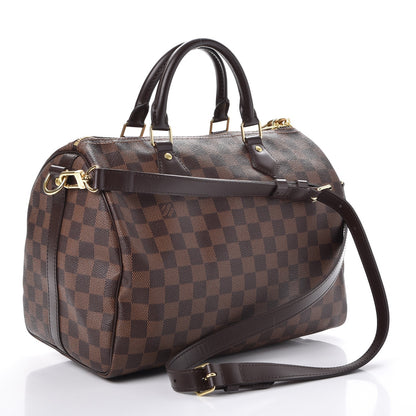 Louis Vuitton Damier Ebene Speedy Bandouliere 30 4 of 9