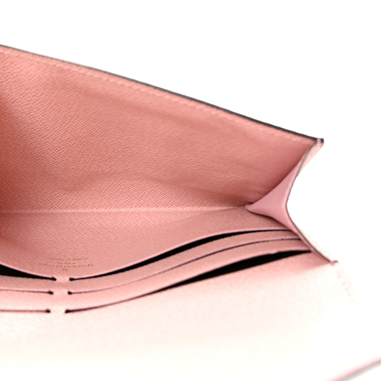 Monogram Jeanne Wallet Rose Ballerine